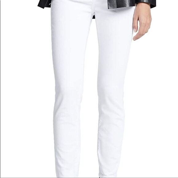 Current/Elliott The Stiletto White Jeans size 0-24 - Picture 7 of 14